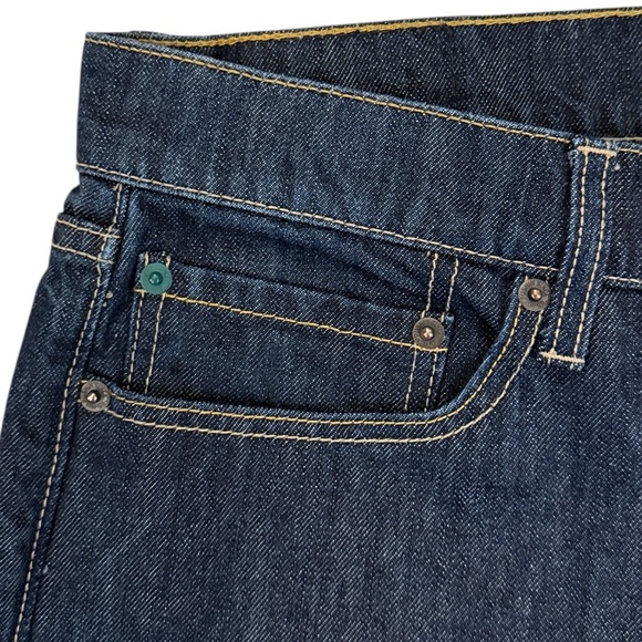 VTG Y2K CCS Banks Straight Jeans Dark Blue Cotton Skater Street Grunge 32x30.5 - Picture 3 of 16